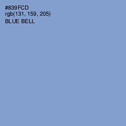 #839FCD - Blue Bell Color Image